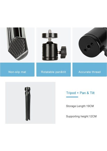 Canlı Yayın Odasında USB Ayarlanabilir Masaüstü Üçgen Braket ve Uzaktan Kumandalı LED Dairesel Dolgu Işığı (Yurt Dışından)