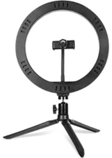 Canlı Yayın Odasında USB Ayarlanabilir Masaüstü Üçgen Braket ve Uzaktan Kumandalı LED Dairesel Dolgu Işığı (Yurt Dışından) fırsatları