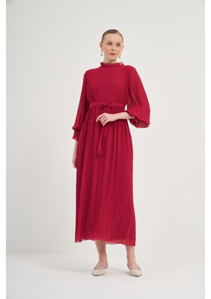 Kadın Plise Şifon Elbise ARGUVAN 31019 fırsatları