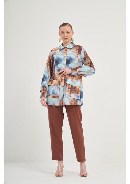 Kadın Desenli Kap İndigo 31070 fiyatları