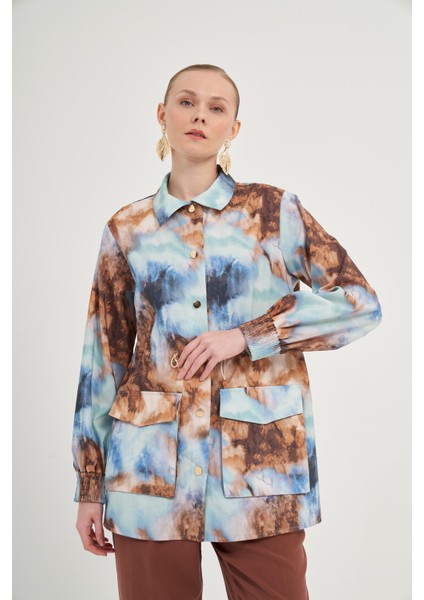 Kadın Desenli Kap İndigo 31070 fırsatları