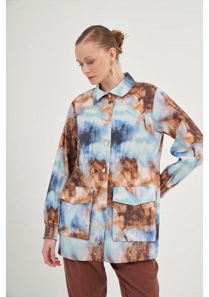 Kadın Desenli Kap İndigo 31070 indirimleri