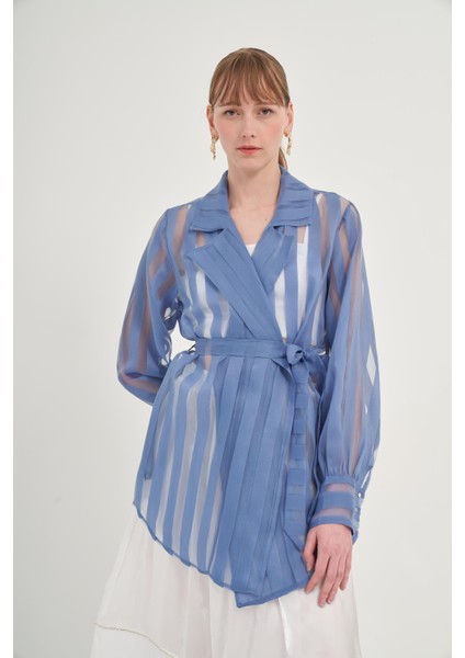 Ftz Organze Kap Indigo 31044
