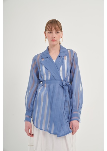 Ftz Organze Kap Indigo 31044
