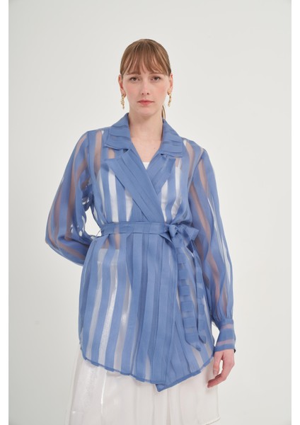 Ftz Organze Kap Indigo 31044