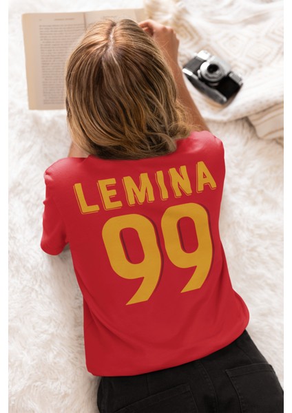 Mario Lemina Futbol Sırt Forma Baskılı Unisex Tişört Regular Fit T-Shirt