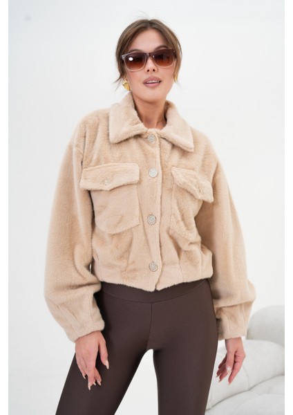 Ftz Kadın Kaşmir Mont Beige 30984 modelleri