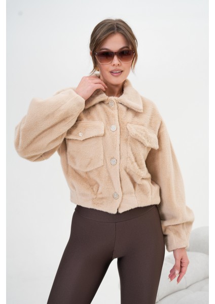 Ftz Kadın Kaşmir Mont Beige 30984 fırsatları