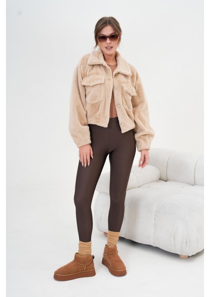 Ftz Kadın Kaşmir Mont Beige 30984 indirimleri
