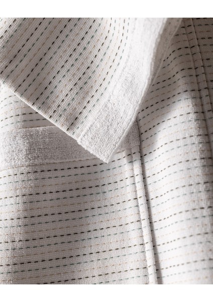 Margion Kimono Pamuklu Unisex Bornoz - Renkli
