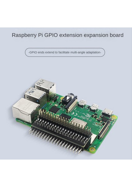Raspberry Pi 4b / 3b+ / 3b / Zero W / Zero Çift Erkek Başlık Çift Sıra Düz Gpıo Başlığı Için 1 Adet Gpıo Kenar Uzantısı (Yurt Dışından)