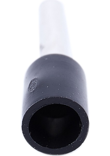 1000X Sıkma Terminali Ön Yalıtımlı Yüksük E1008 18AWG 1.0mm2 Gümüş Siyah (Yurt Dışından)