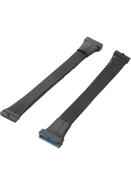 10 Adet/grup 12 cm Anakart Anakart Usb3.0 20 Pin Dişi - USB 3.0 20 Pin Erkek Uzatma Kablosu (Yurt Dışından)