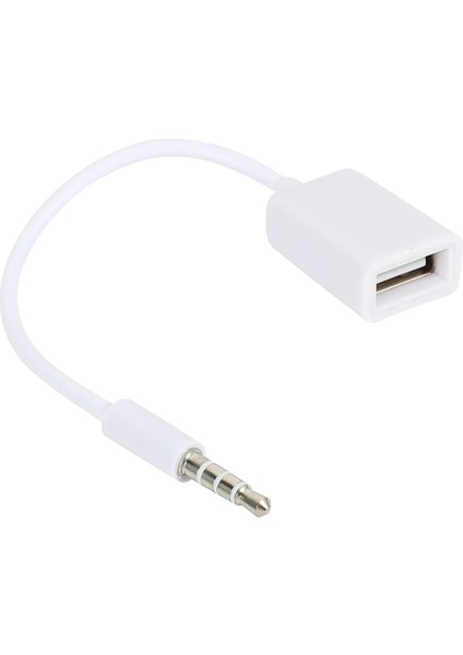 3.5mm Erkek Aux Ses Fişi Jakı USB 2.0 Dişi Dönüştürücü Kablosu Kablosu Araba Mp3 (Yurt Dışından)