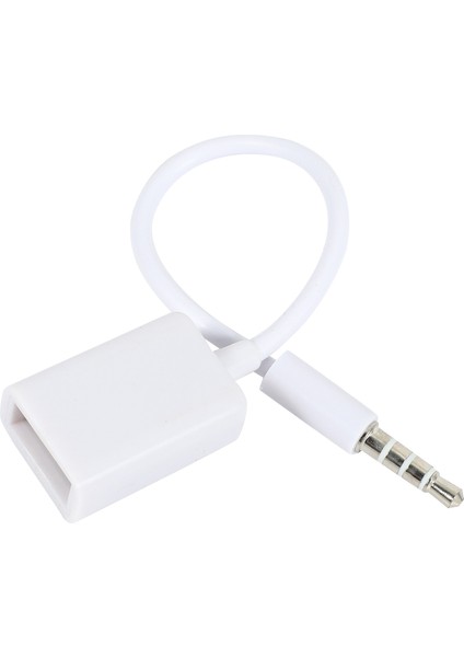 3.5mm Erkek Aux Ses Fişi Jakı USB 2.0 Dişi Dönüştürücü Kablosu Kablosu Araba Mp3 (Yurt Dışından)