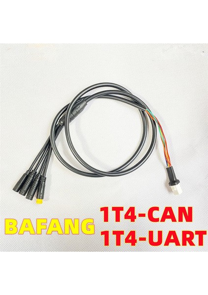 Bafang M400 G330 G510 M620 Tork Motoru 1t4 Montaj Kablosu Fren Ekran Gaz Kelebeği Konnektörü (Uart) (Yurt Dışından)