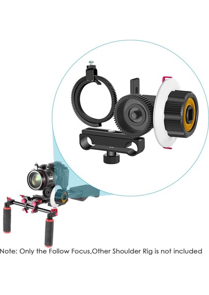 Vd-F0 Kamera Takip Odaklama 15MM Takip Odaklama, Canon Nikon Sony ve Diğer Dslr Fotoğraf Makineleri Için Dişli Halka Kemeri ile (Yurt Dışından) fiyatları