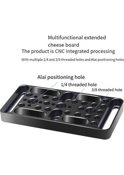 Anahtarlama Plakası Kamera Montaj Peynir Plakası Ray Blokları Kuyruklu Bağlantılar ve Kısa Çubuklar Için (Uzun Versiyon) (Yurt Dışından) indirimleri