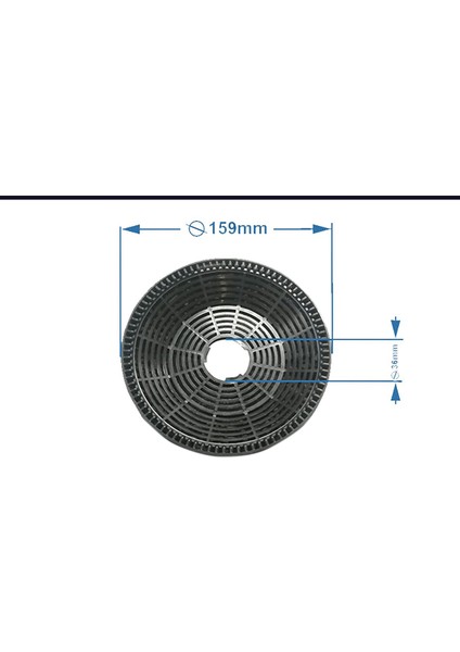 Beko Ade 62540 S Davlumbaz Bacasız 1150 (16 Cm)Karbon Filtresi 2 Adet fiyatları