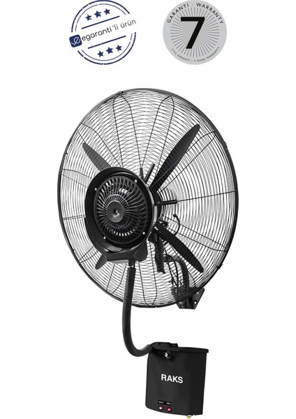 WFR30 Mıst 260W Sanayi Tipi Sulu Duvar Vantilatörü