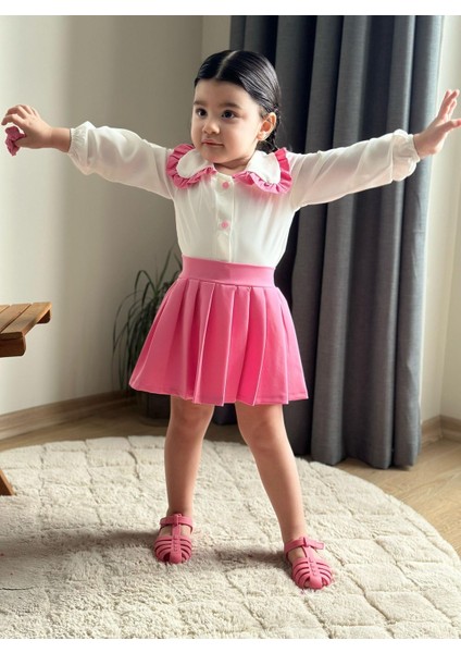 Bebe Yaka Etekli̇ 2’li Kız Takım