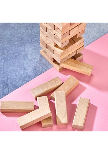 Jenga Denge Oyunu Tower Büyük Boy 54 Parça