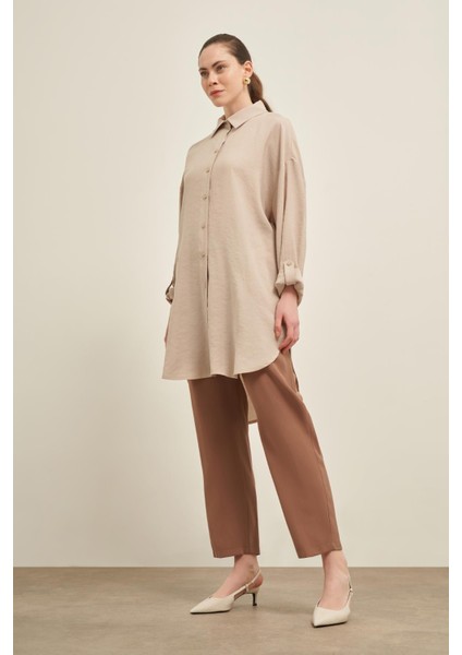 Kadın Cepli Modal Kap Taş 31003