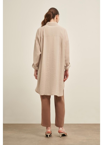 Kadın Cepli Modal Kap Taş 31003