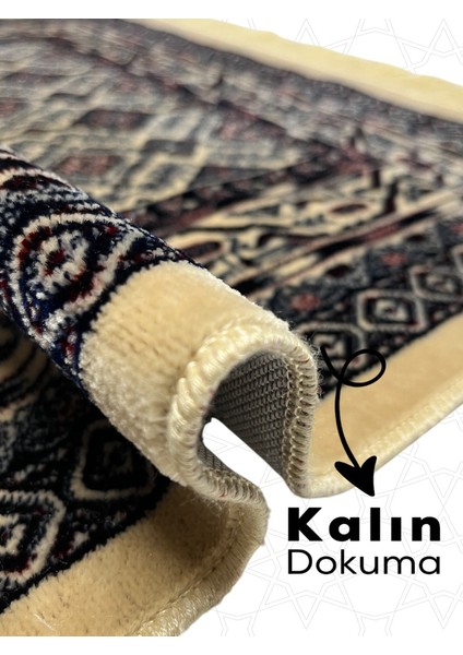 Klasik Desenli Kadife Seccade