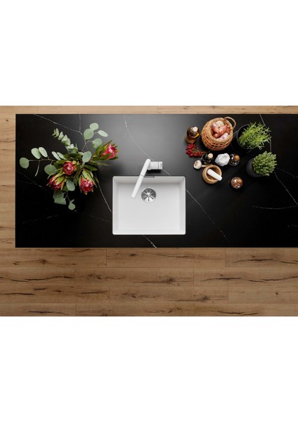 527353-BLANCO Subline 500 - U Granit Eviye Volcano Gri fiyatları