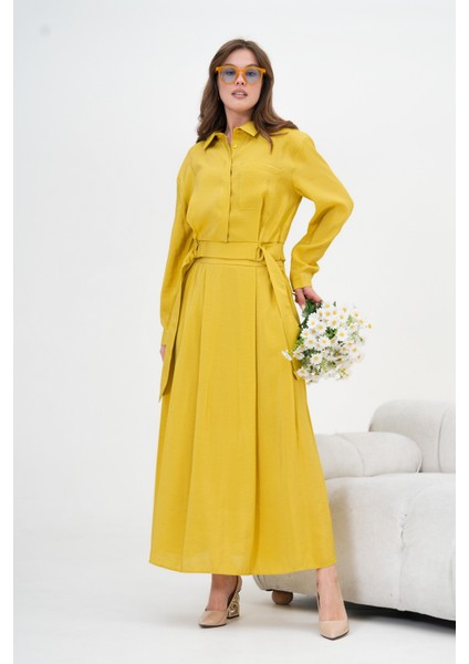 Kadın Modal Etekli Takım Hardal 30714 fiyatları