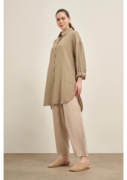 Kadın Cepli Modal Kap Haki 31003 fiyatları