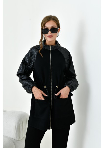 Kadın Kapitoneli Takım Siyah 30946 modelleri