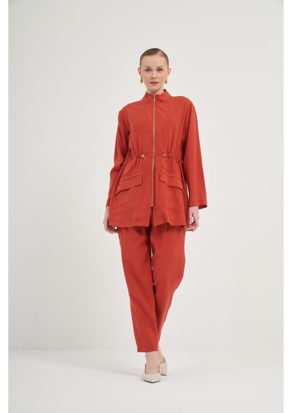 Kadın Modal Pantolonlu Takım Bakır 31012 fırsatları