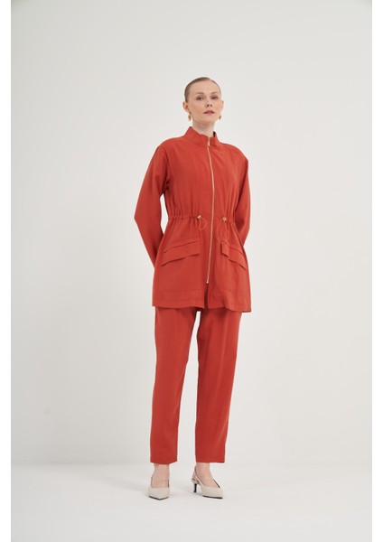 Kadın Modal Pantolonlu Takım Bakır 31012 indirimleri