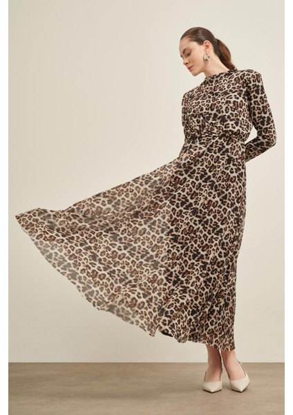 Kadın Leopar Elbise LEOPAR 31013