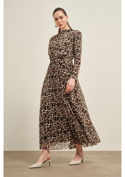Kadın Leopar Elbise LEOPAR 31013
