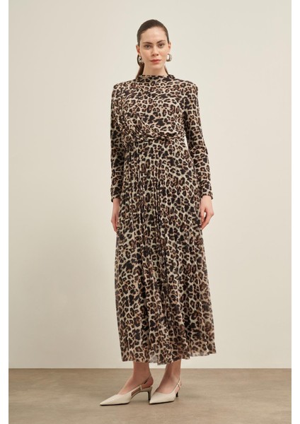 Kadın Leopar Elbise LEOPAR 31013