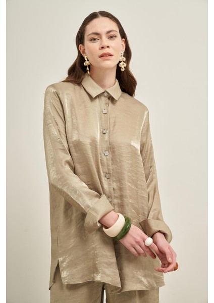 Kadın Parlak Modal Takım Çağla 31002 fırsatları