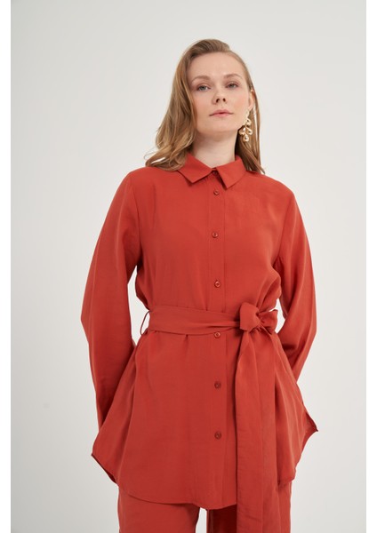 Kadın Modal Pantolonlu Takım Bakır 31011 modelleri