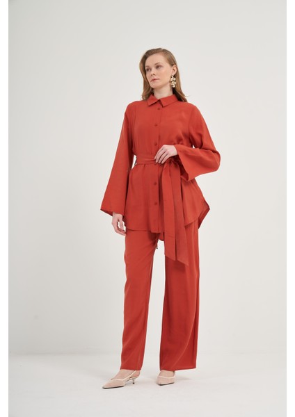 Kadın Modal Pantolonlu Takım Bakır 31011 fırsatları