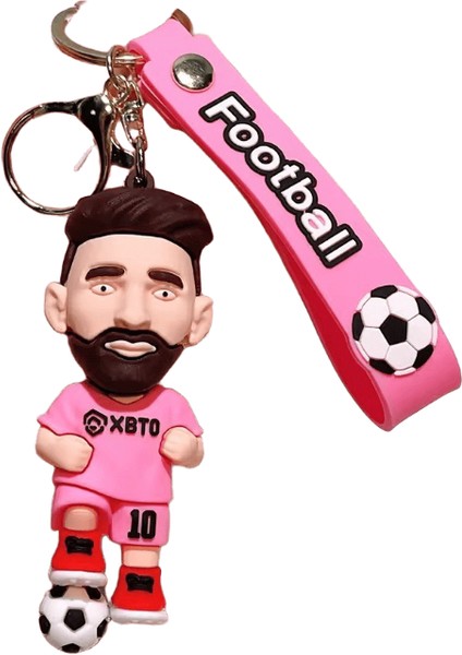 Messi Figürü Anahtarlık Futbol Taraftarları Çanta Sarkıt Anahtarlık Masa Süsü Anahtar Aksesuarları Çocuk Oyuncak Erkek Doğum Günü Hediyesi Arkadaşlar Içinrenk:pembe (Yurt Dışından)