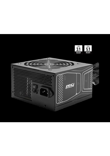 Msı Mag A750GN Pcıe5 750W 80+ Gold Psu Nonmodular