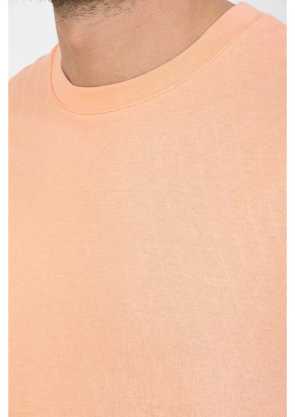 Erkek %100 Pamuk Bisiklet Yaka T-Shirt - Yazlık, Rahat ve Şık Tasarım