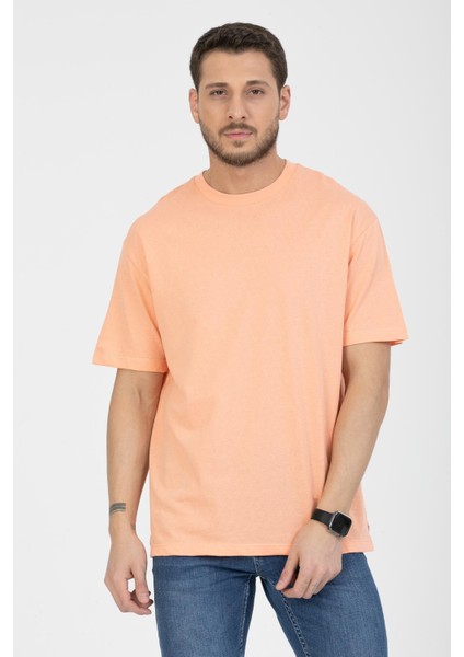 Erkek %100 Pamuk Bisiklet Yaka T-Shirt - Yazlık, Rahat ve Şık Tasarım