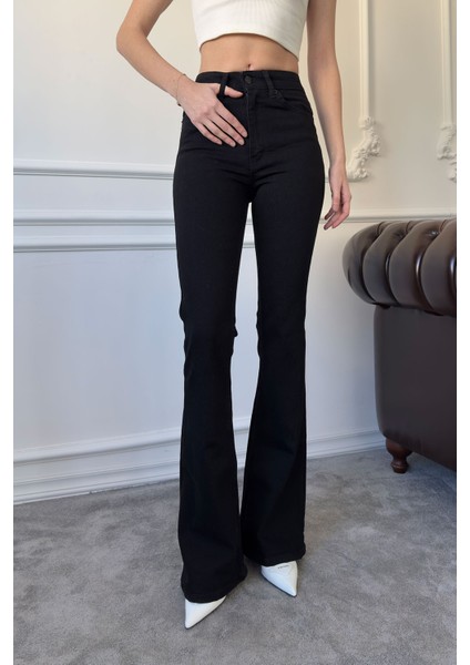 Marka Model Ispanyol Jean- Siyah