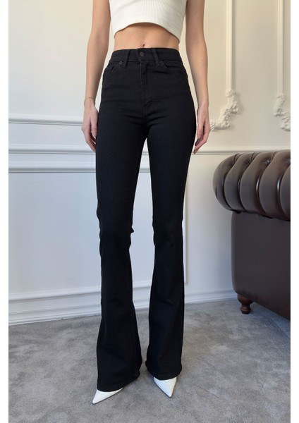 Marka Model Ispanyol Jean- Siyah
