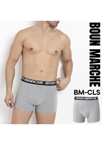 Erkek Boxer Likralı Premium 6'lı Pamuk Chester