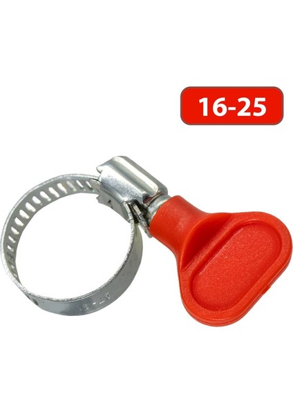 6293 Pratik Kelebek Saplı Hortum Kelepçesi 16-25 mm