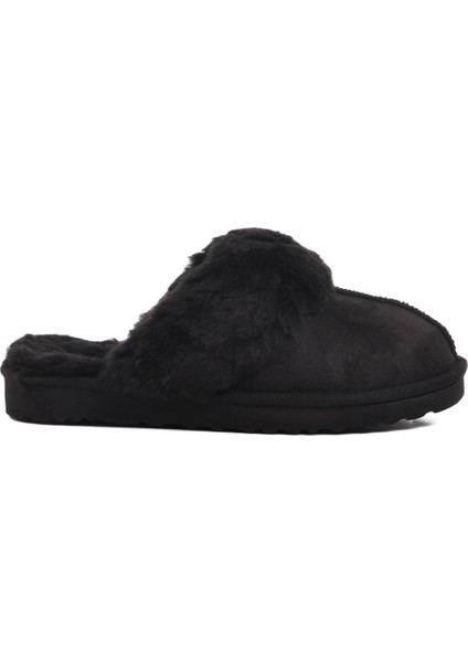 Pierre Cardin PC-54392 Z Siyah Kürklü Terlik modelleri
